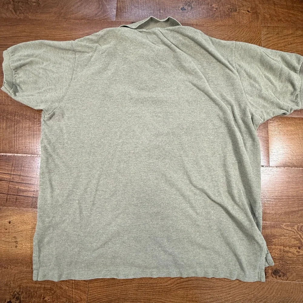 Polo Ralph Lauren Polo Shirt Mens XXL Sage Green Short Sleeve Cotton Pique Logo